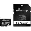 MediaRange microSDXC memory card, UHS-1 | Class 10, with SD adapter, 512GB (MR947)