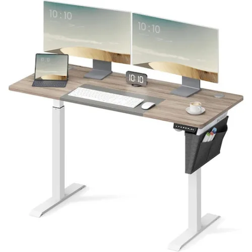 SONGMICS Height-Adjustable Electric Desk 140 x 60 cm (LSD016H01) (SNGLSD016H01)