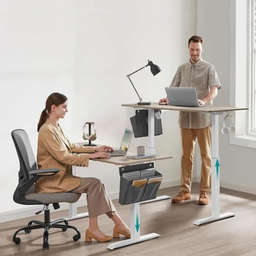 SONGMICS Height-Adjustable Electric Desk 140 x 60 cm (LSD016H01) (SNGLSD016H01)