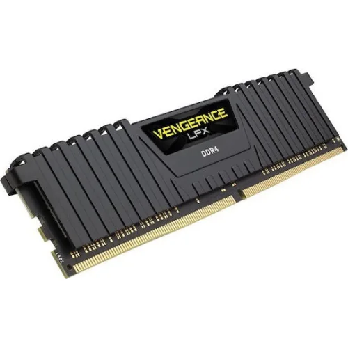 CORSAIR RAM DIMM XMS4 8GB CMK8GX4M1E3200C16, DDR4, 3200MHz, LATENCY 16-20-20-38, 1.35V, VENGEANCE LPX, XMP 2.0, BLACK, LTW.