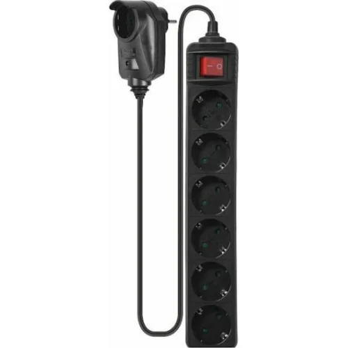 Sonora S1PSB601 Πολύπριζο Aσφαλείας 7 Θέσεων με Διακόπτη και Καλώδιο 1.5mΚωδικός: 230-0046