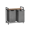Vasagle 2 Compartment Laundry Basket 2x46Lt (BLH201G01) (VASBLH201G01)