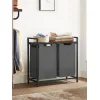 Vasagle 2 Compartment Laundry Basket 2x46Lt (BLH201G01) (VASBLH201G01)