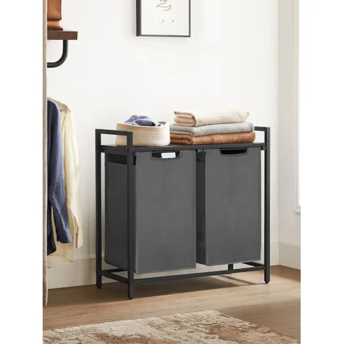 Vasagle 2 Compartment Laundry Basket 2x46Lt (BLH201G01) (VASBLH201G01)