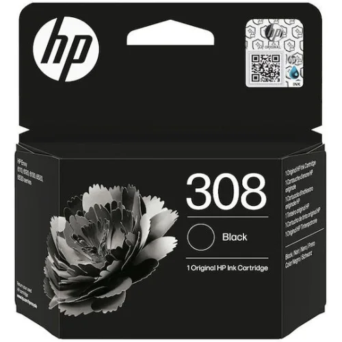 HP Μελάνι Inkjet No.308 Black (7FP21UE) (HP7FP21UE)