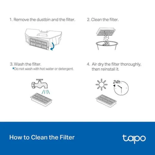 TP-Link Tapo Robot Vacuum Replacement Kit for RV50 series (TAPO RVA520) (TPTAPO-RVA520)