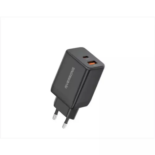 Riversong Travel Adapter PowerKub G45 Pro Dual USB Black
