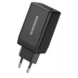 Riversong Travel Adapter PowerKub G65 Pro Dual USB Black