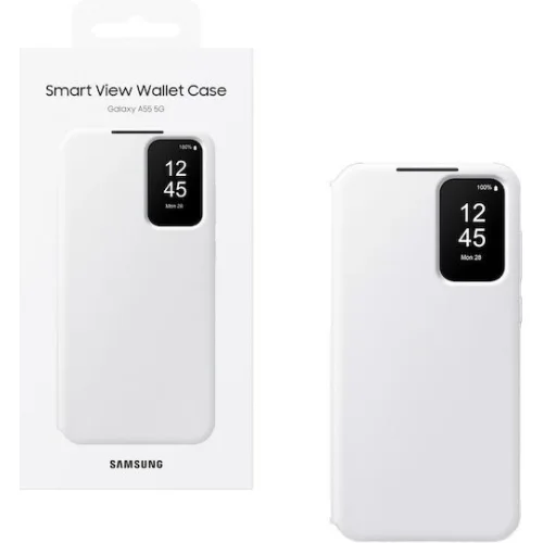 Samsung S View Wallet Cover Galaxy A55 White