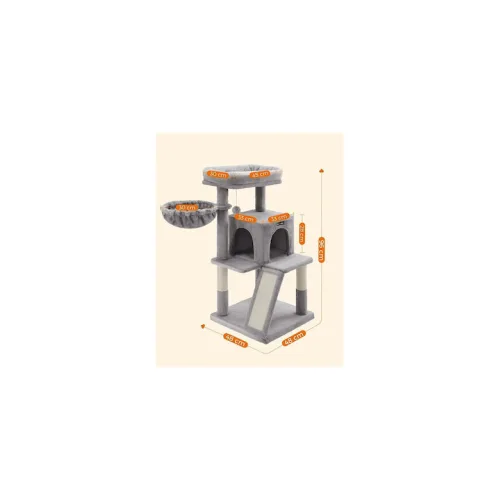 Feandrea Cat Tower, Height 96 cm, for large cats (PCT51G) (FEAPCT51G)