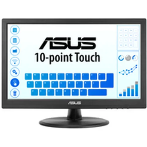 ASUS Monitor ASUS VT169HE, 15.6'' Touch 10-point,  FHD, 5ms, 60Hz IPS, HDMI, D-SUB, Eye Care+ Technology, 3YearsW