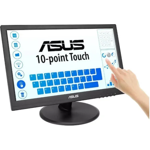 ASUS Monitor ASUS VT169HE, 15.6'' Touch 10-point,  FHD, 5ms, 60Hz IPS, HDMI, D-SUB, Eye Care+ Technology, 3YearsW