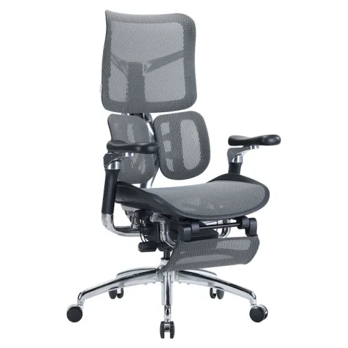 SIHOO ERGONOMIC CHAIR DORO S300 BLACK with Footrest