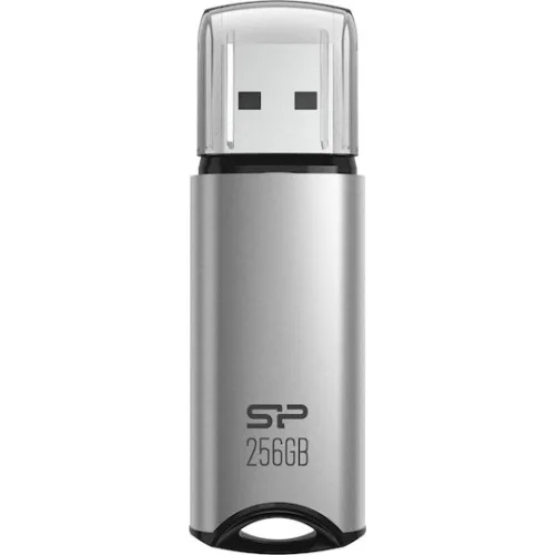 SILICON POWER USB Flash Drive Marvel M02, 256GB, USB 3.2, γκρι