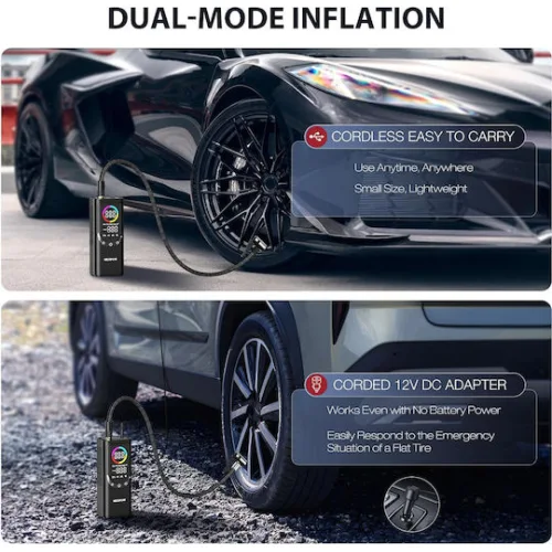 NEXPOW συμπιεστής αέρος αυτοκινήτου NP17, 6000mAh, 150PSI