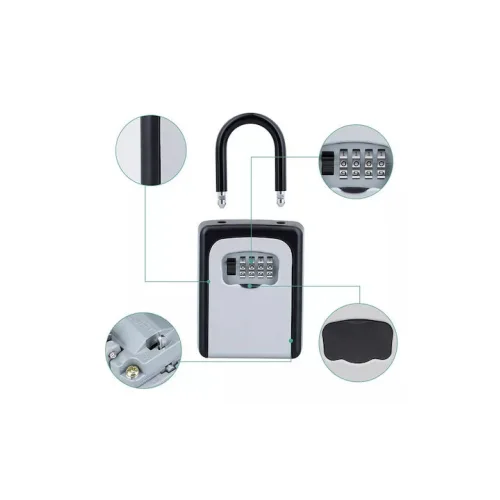 C-TECH κλειδοθήκη με λαιμό CTL-0023, συνδυασμού 4 ψηφίων, 9.2x4.2x11.6cm, 473gr