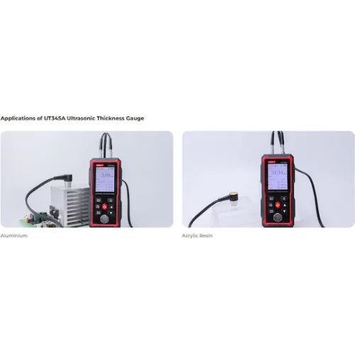 UNI-T ψηφιακός μετρητής πάχους υπερήχων UT345A, 2000mAh, mm/in