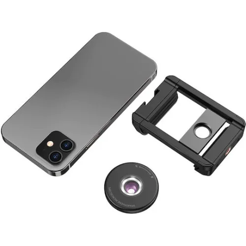 APEXEL φακός μικροσκόπιο APL-MS009 για smartphone κάμερα, 100x zoom, LED