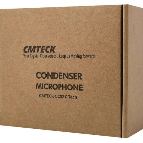 CMTECK επιτραπέζιο μικρόφωνο G006Plus με εύκαμπτο βραχίονα, omnidirectional, USB, μαύρο