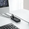 ORICO USB hub CT2U3-7AB με διακόπτες, 7x θυρών, USB 3.0, 5Gbps, USB σύνδεση, μαύρο