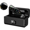 UPTECH ασύρματα μικρόφωνα UPW-M9MAX με θήκη φόρτισης, USB-C, 2.4GHz, μαύρο