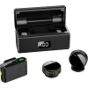 UPTECH ασύρματα μικρόφωνα UPW-M9MAX με θήκη φόρτισης, USB-C, 2.4GHz, μαύρο