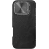 NILLKIN θήκη Qin Prop Leather για iPhone 16 Pro, δερμάτινη, μαύρη