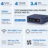 BEELINK mini PC Mini S12 Pro, Intel N100, 12GB, 512GB M.2, Windows 11 Pro