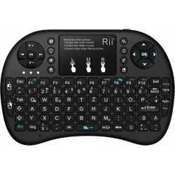 RIITEK ασύρματο πληκτρολόγιο Mini i8+ με touchpad, backlit, 2.4GHz
