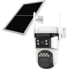 VSTARCAM smart ηλιακή κάμερα BG621TR, triple lens, 3MP, 4G, SD, PTZ, IP66