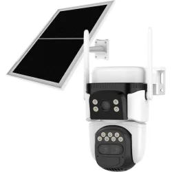 VSTARCAM smart ηλιακή κάμερα BG621TR, triple lens, 3MP, 4G, SD, PTZ, IP66