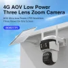 VSTARCAM smart ηλιακή κάμερα BG621TR, triple lens, 3MP, 4G, SD, PTZ, IP66