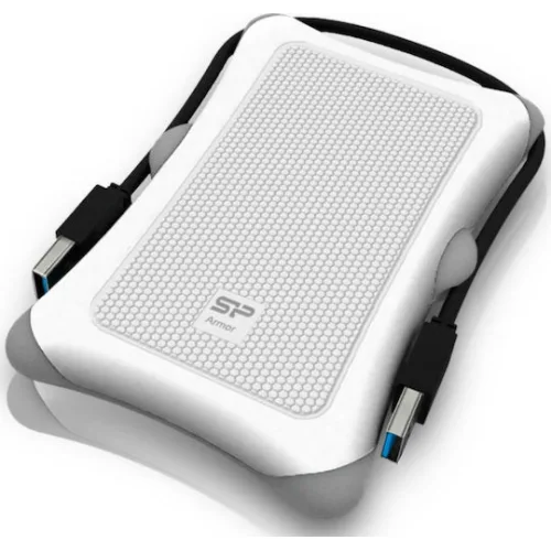 SILICON POWER εξωτερικός HDD Armor A30, 1TB, USB 3.2, λευκός