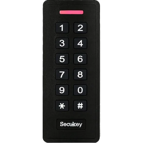 SECUKEY αυτόνομο αδιάβροχο πληκτρολόγιο πρόσβασης SCK-K2-EM, 125KHz