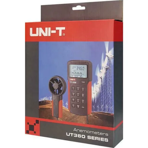 UNI-T ανεμόμετρο UT362, με οθόνη