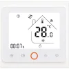 Smart θερμοστάτης πετρελαίου BHT-002-GBLW, WiFi, χωνευτός, λευκός