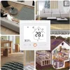 Smart θερμοστάτης πετρελαίου BHT-002-GBLW, WiFi, χωνευτός, λευκός