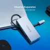 ORICO docking station MC-U501P, 5 θυρών, USB-C σύνδεση, 60W PD, 4K, γκρι