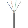 GOOBAY καλώδιο δικτύου 57198, CAT 5e U/UTP, CCA, έως 40m, 100m, μαύρο