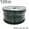 GOOBAY καλώδιο δικτύου 57198, CAT 5e U/UTP, CCA, έως 40m, 100m, μαύρο