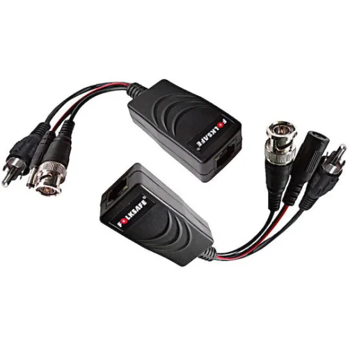 FOLKSAFE video & power balun transmitter FS-HD4301VPA, 4K, audio, RJ45