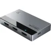 DELOCK VGA switch 87758, 2 σε 1, bidirectional, 1080p/60Hz, ασημί