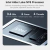 BEELINK mini PC/NAS ME Mini με 6x θέσεις M.2, Intel N95, 12GB, 1TB M.2, Windows 11 Home