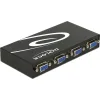 DELOCK VGA switch 87635, 4 σε 1, 1080p, bidirectional, μαύρο