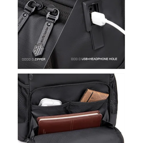 ARCTIC HUNTER τσάντα πλάτης B00532 με θήκη laptop 15.6