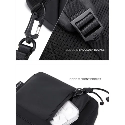 ARCTIC HUNTER τσάντα Crossbody XB00526 με θήκη tablet, 3L, γκρι