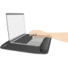 DELOCK mousepad για laptop με στήριγμα καρπού 12601, 320x420mm, μαύρο