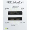 GOOBAY HDMI splitter 58480, 2 σε 1, 4K/30Hz, μαύρο