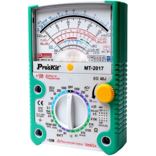 PROSKIT αναλογικό πολύμετρο MT-2017N, DCV, ACV