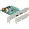 DELOCK κάρτα επέκτασης PCI Express x4 σε 2x USB-C 90397, 10 Gbps